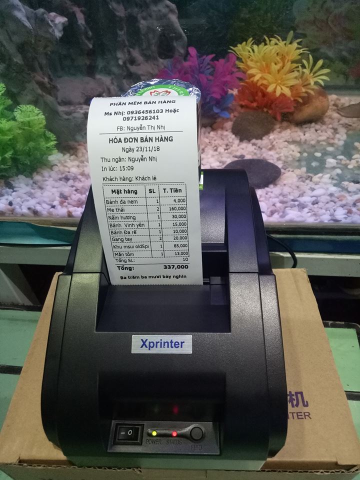 Máy in hóa đơn Xprinter XP-A160M tại TP Đà Nẵng